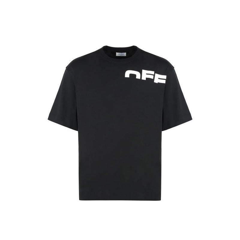 Off-White Black Cotton T-Shirt