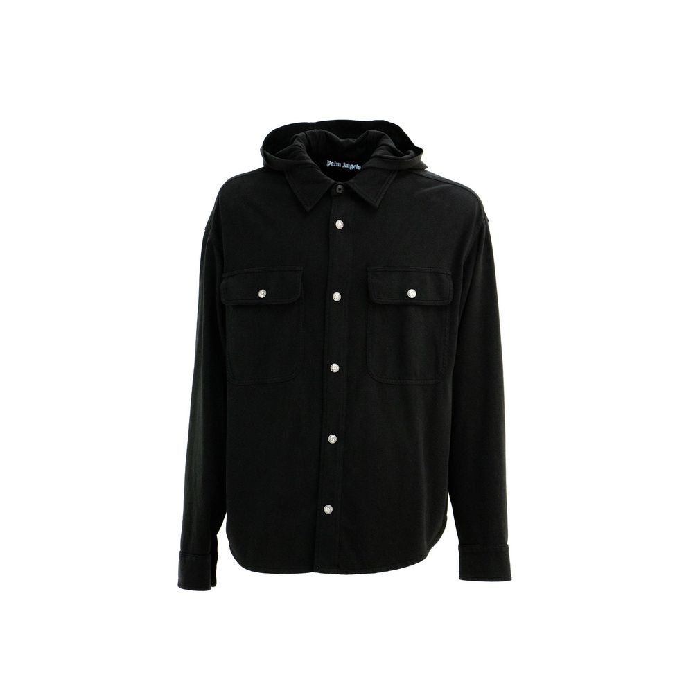 Palm Angels Black Denim Shirt - ClickThatClicks 