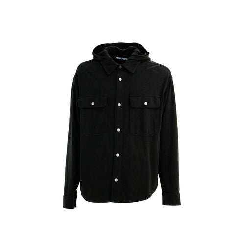 Palm Angels Black Denim Shirt - ClickThatClicks 