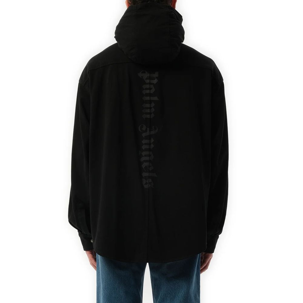 Palm Angels Black Denim Shirt - ClickThatClicks 