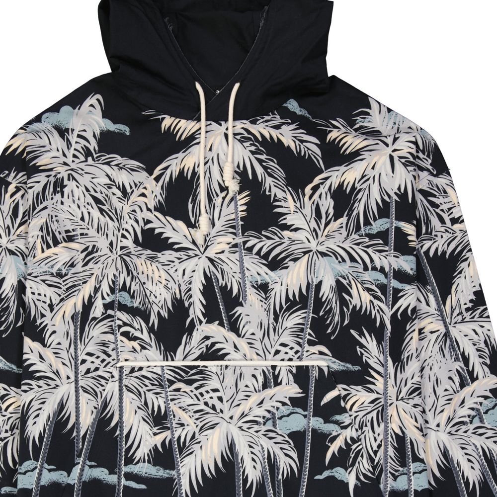 Palm Angels Black Cotton Pattern Shirt - ClickThatClicks 