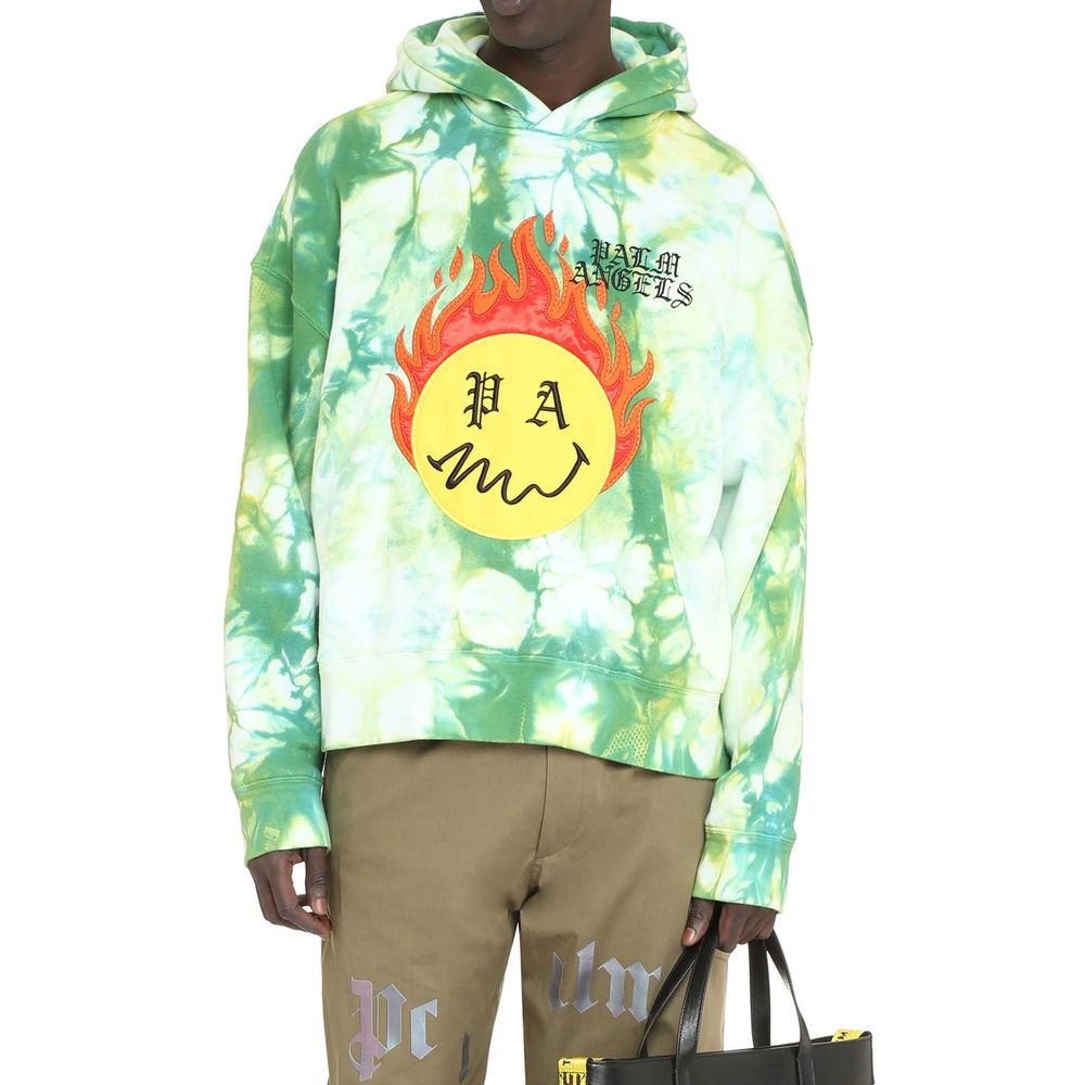 Palm Angels Bicolor Cotton Sweatshirt - ClickThatClicks 