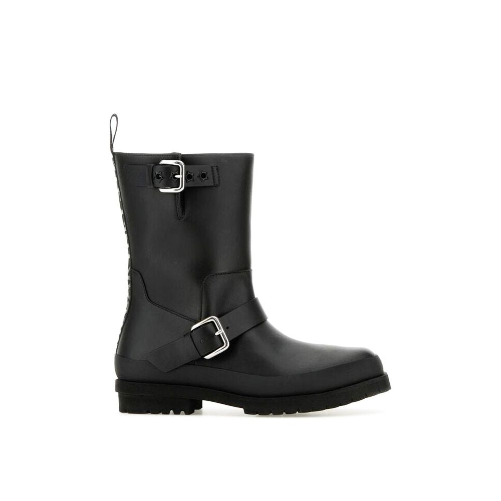 Stella McCartney Black Polyester Lace-Up Boots - ClickThatClicks 