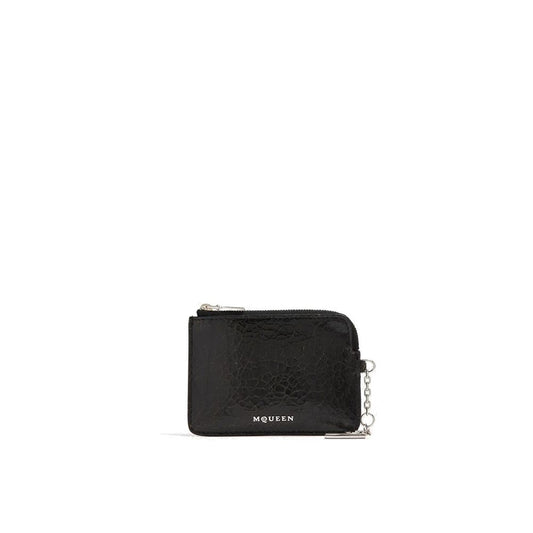 Alexander McQueen Black Calfskin Clutch Bag - ClickThatClicks 