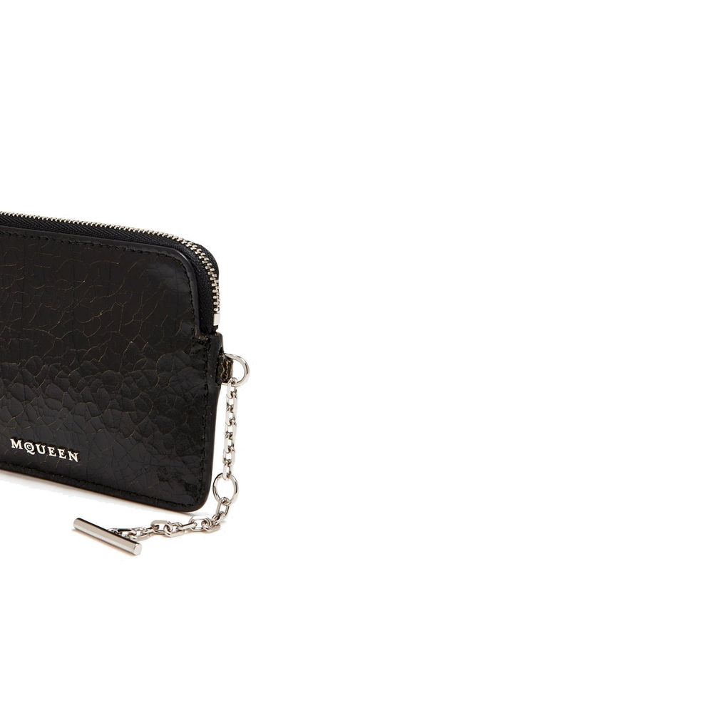 Alexander McQueen Black Calfskin Clutch Bag - ClickThatClicks 