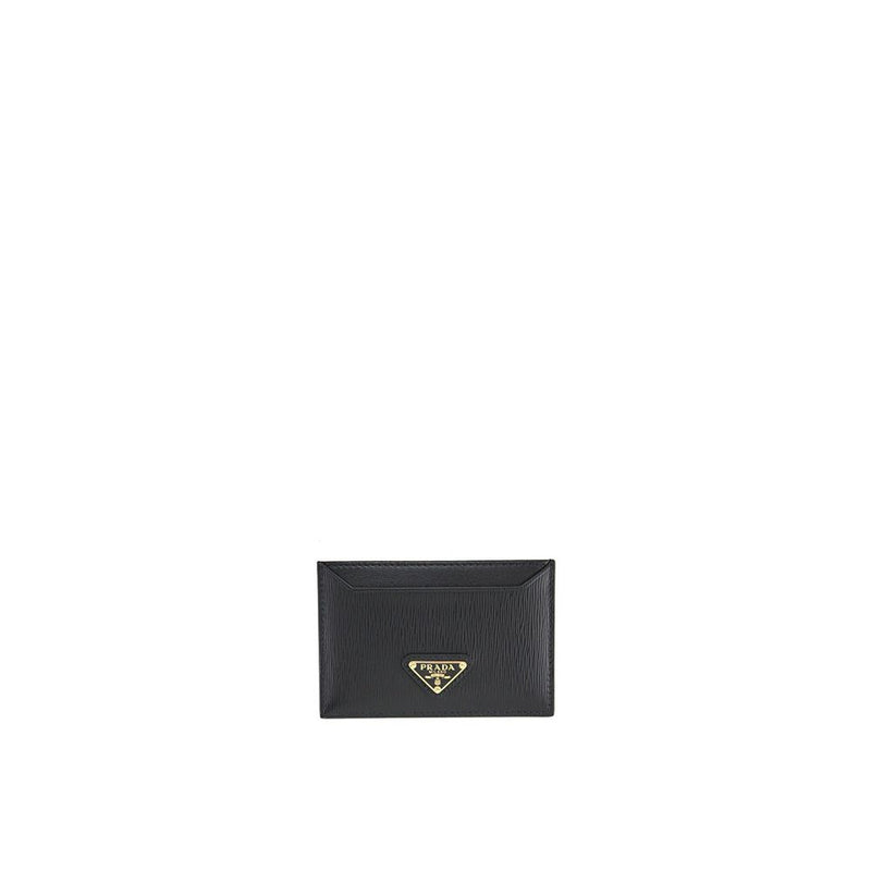 Prada Black Calfskin Cardholder