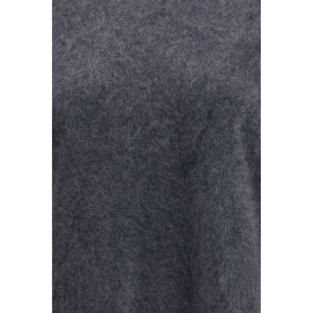 Lisa Yang Gray Cashmere Sweater - ClickThatClicks 