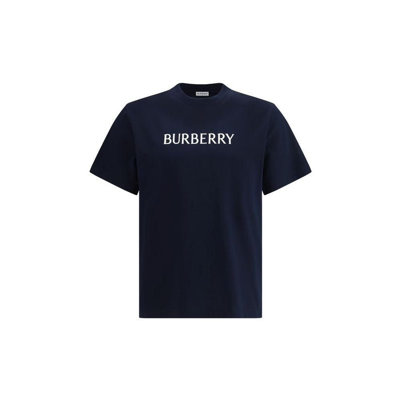 Burberry Blue Cotton T-Shirt