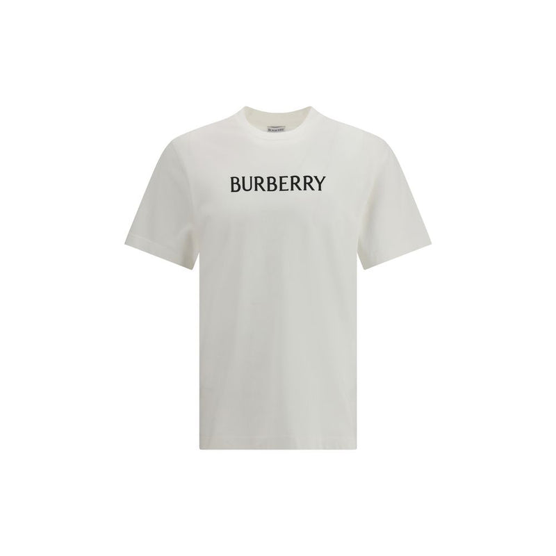 Burberry White Cotton T-Shirt