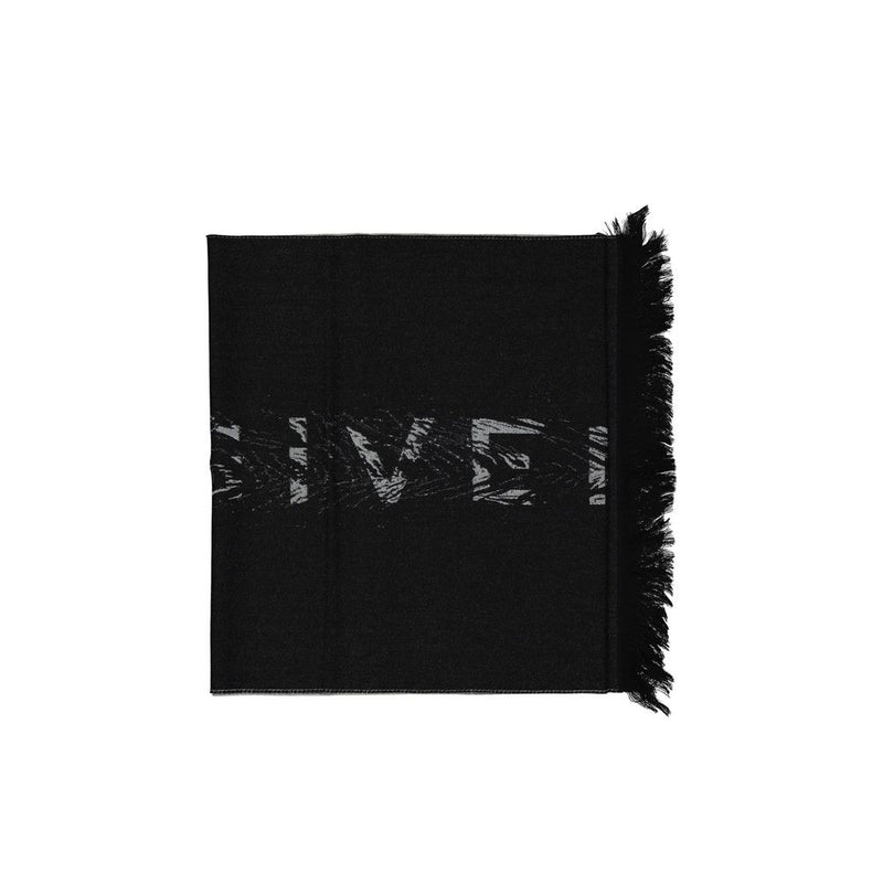 Givenchy Black Virgin Wool Scarf