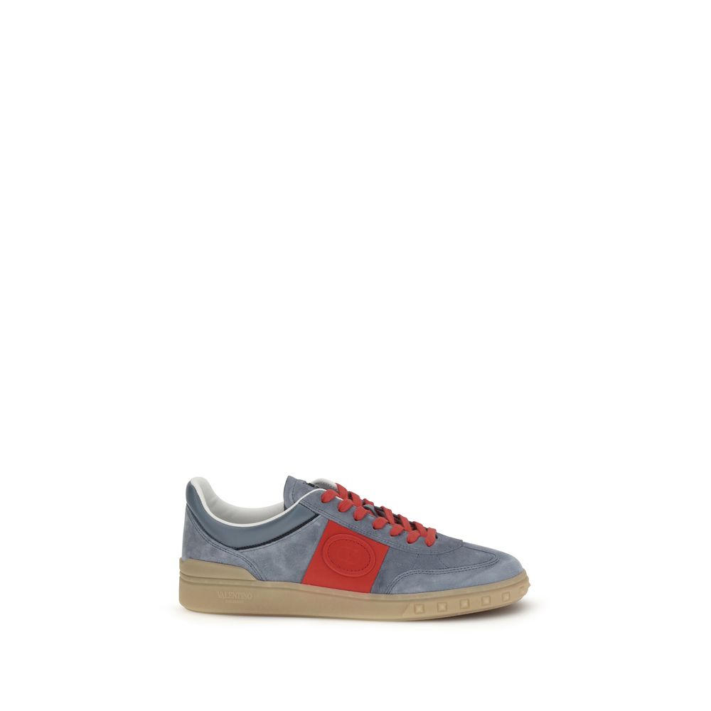 Valentino Garavani Multicolor Calf Leather Bos Taurus Low Top Sneakers - ClickThatClicks 