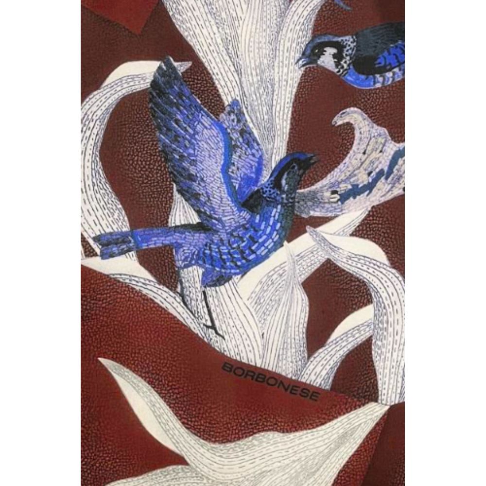 Borbonese Red Silk Women Scarf - ClickThatClicks 