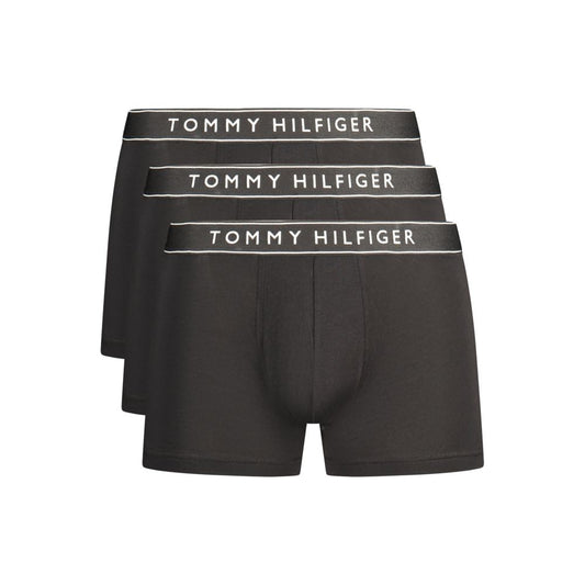 Tommy Hilfiger Black Cotton Men's Boxer Short - ClickThatClicks 