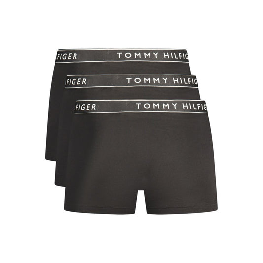 Tommy Hilfiger Black Cotton Men's Boxer Short - ClickThatClicks 