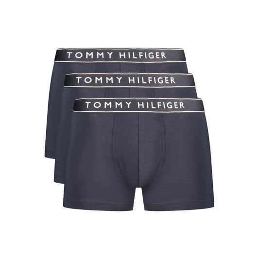 Tommy Hilfiger Blu Cotton Men's Boxer Shorts - ClickThatClicks 