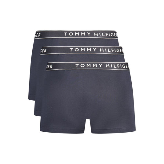 Tommy Hilfiger Blu Cotton Men's Boxer Shorts - ClickThatClicks 