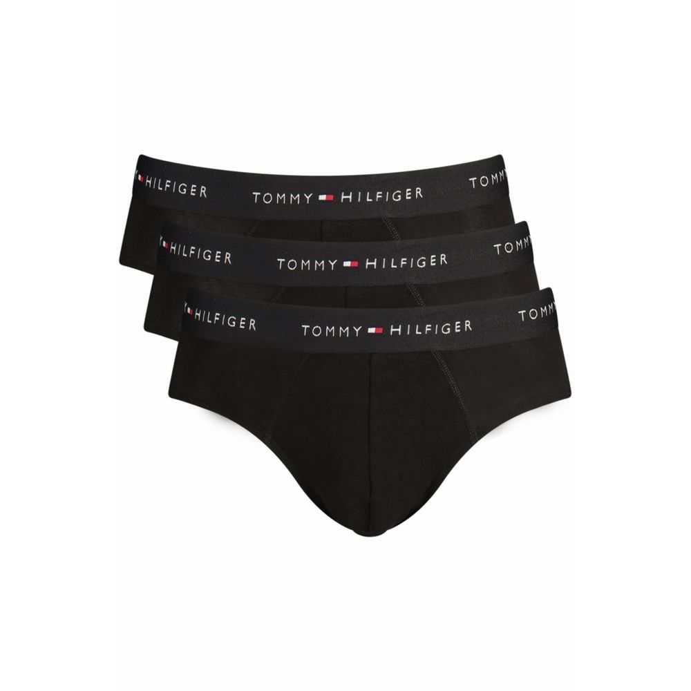 Tommy Hilfiger Black Cotton Men's Briefs - ClickThatClicks 