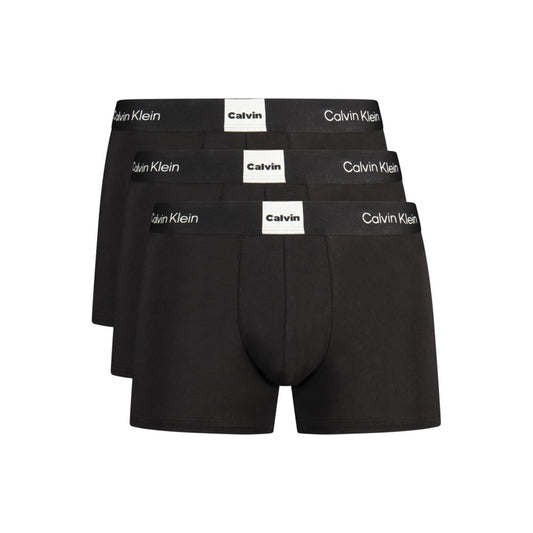 Calvin Klein Black Cotton Men's Boxer Shorts - ClickThatClicks 