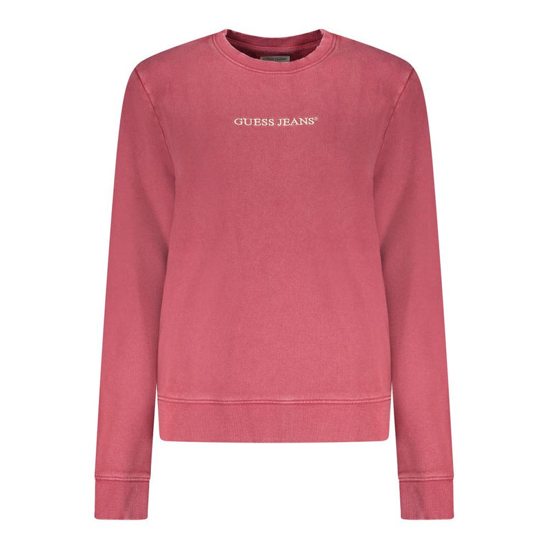 Guess Jeans Red Cotton Women Sweatshirt