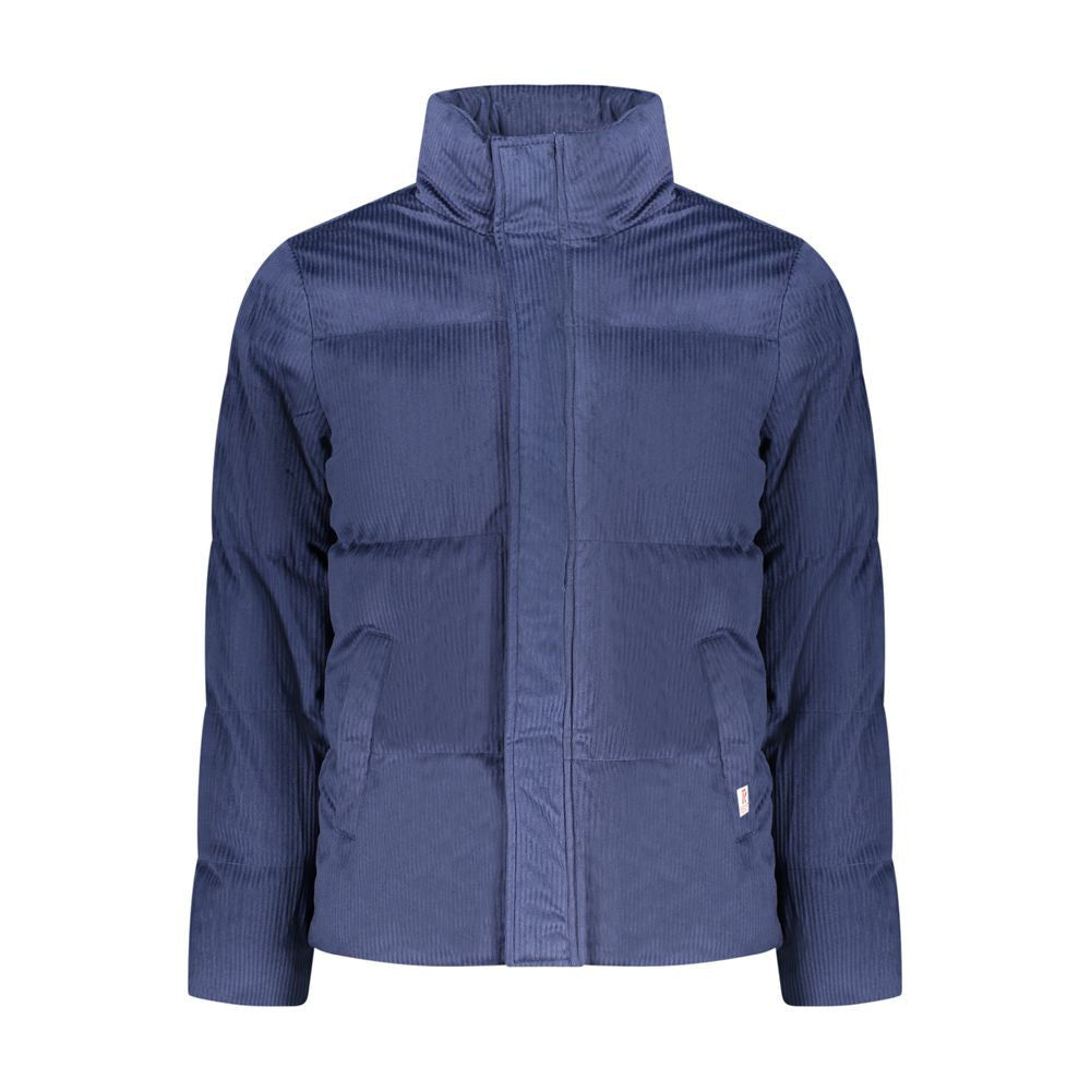Rifle Blue Polyester Men's Jacket - ClickThatClicks 