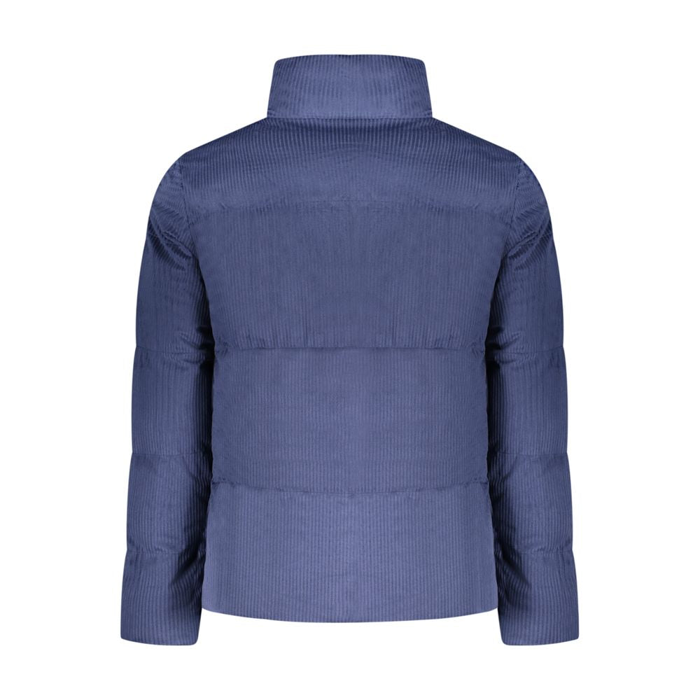 Rifle Blue Polyester Men's Jacket - ClickThatClicks 