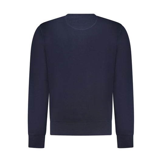 North Sails Blue Cotton Men Sweatshirt - ClickThatClicks 