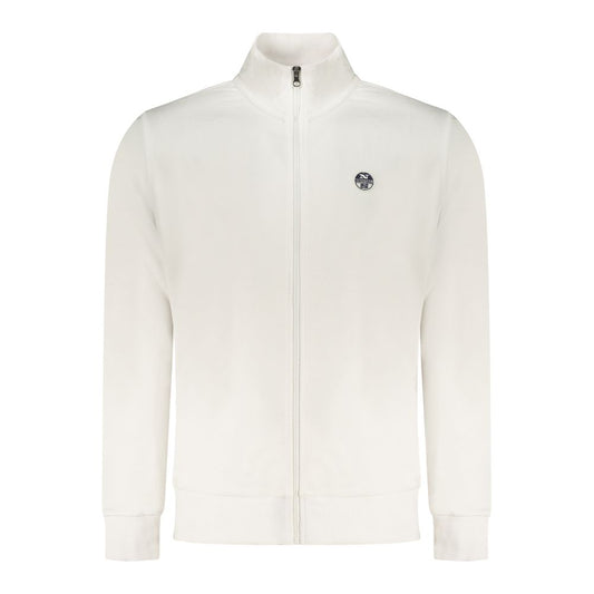 North Sails White Cotton Men's Sweatshirt - ClickThatClicks 