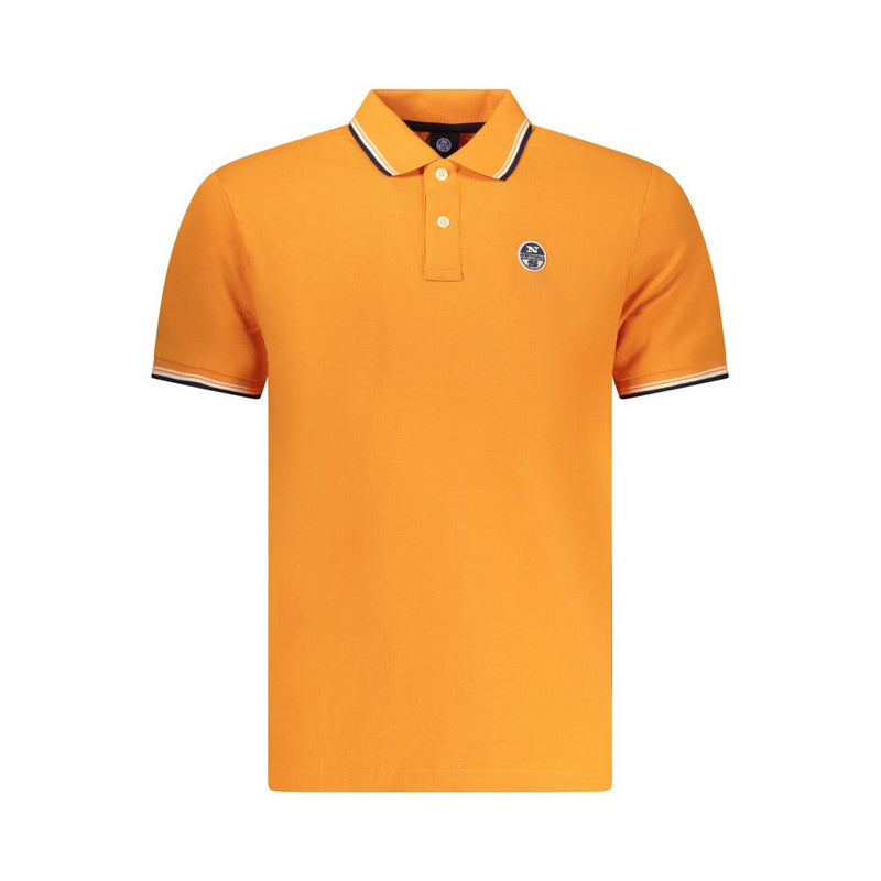 North Sails Orange Cotton Polo Shirt
