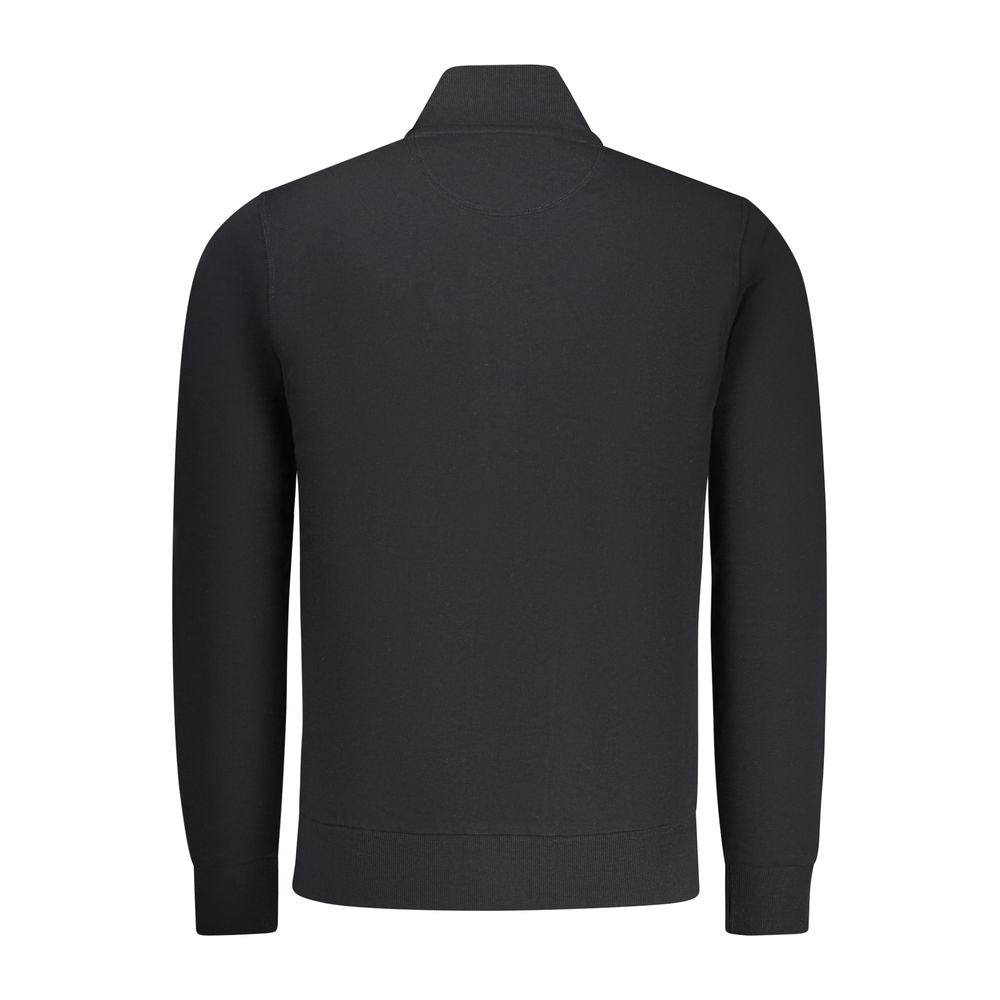 North Sails Black Cotton Men Sweatshirt - ClickThatClicks 