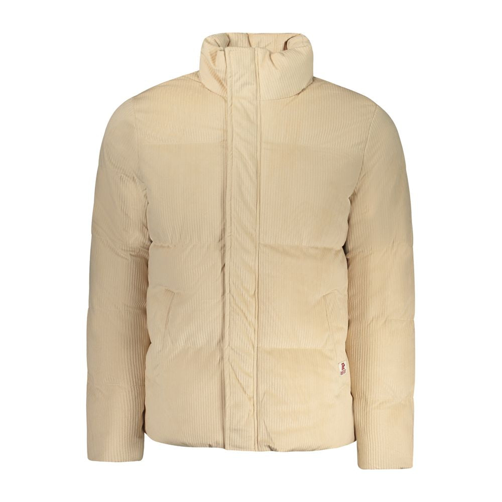 Rifle Beige Polyester Men's Jacket - ClickThatClicks 