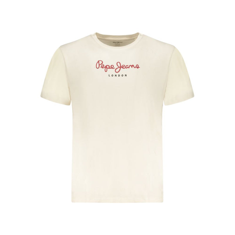 Pepe Jeans Beige Cotton Men's T-Shirt