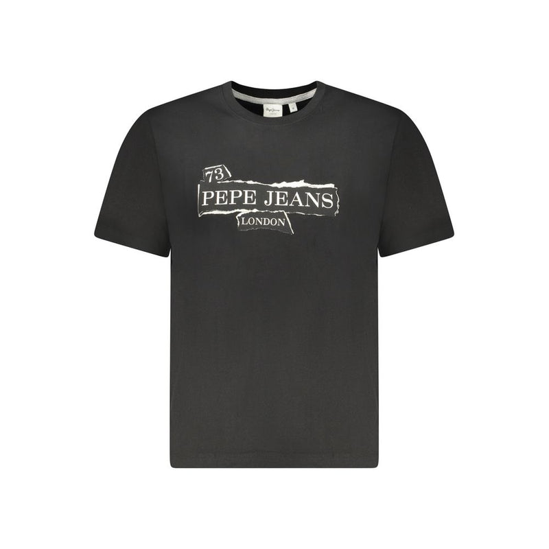Pepe Jeans Black Cotton Men's T-Shirt