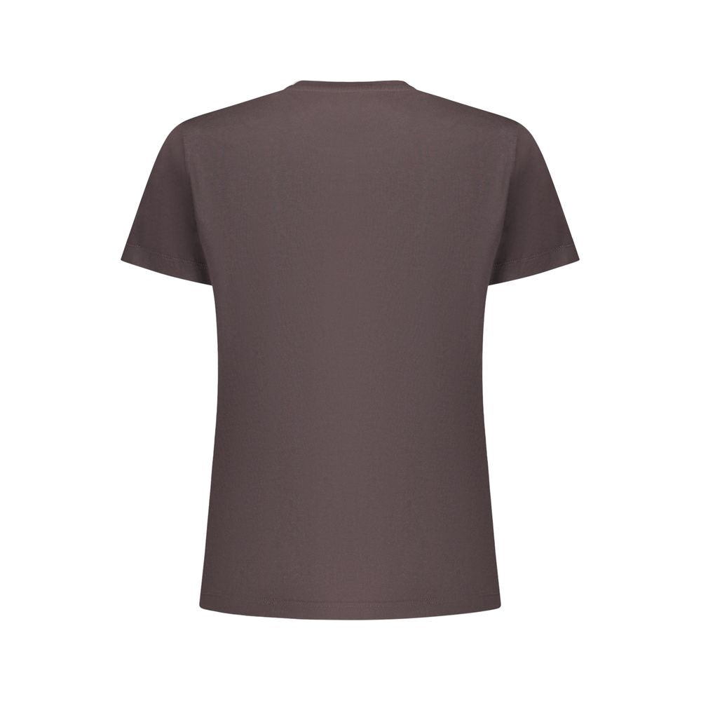 Pepe Jeans Black Cotton Women T-Shirt - ClickThatClicks 