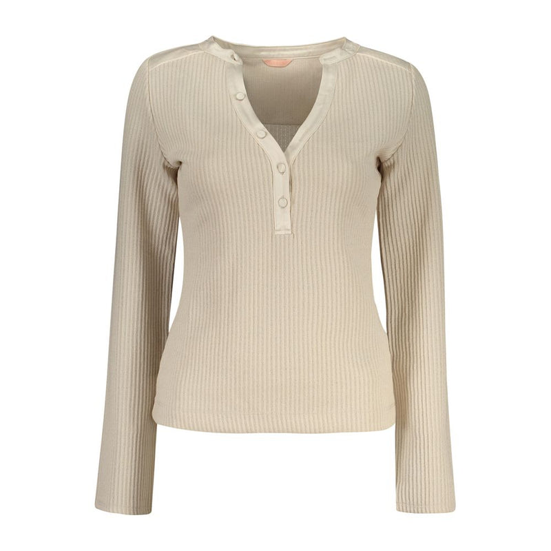 Guess Jeans Beige Polyester Women Sweater