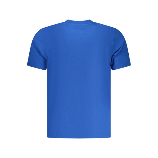 North Sails Blue Cotton Men T-Shirt - ClickThatClicks 