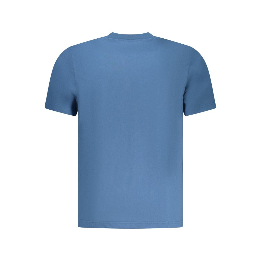 North Sails Blue Cotton Men T-Shirt - ClickThatClicks 