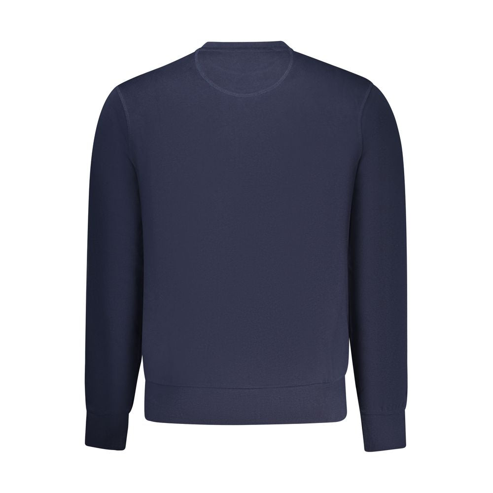 North Sails Blue Cotton Men's Sweatshirt - ClickThatClicks 