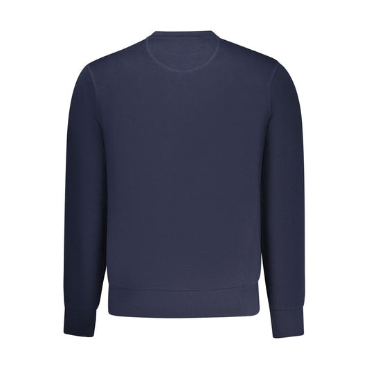 North Sails Blue Cotton Men's Sweatshirt - ClickThatClicks 