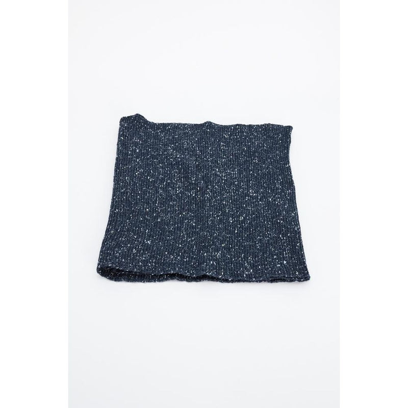 Gas Blue Marabou Scarf