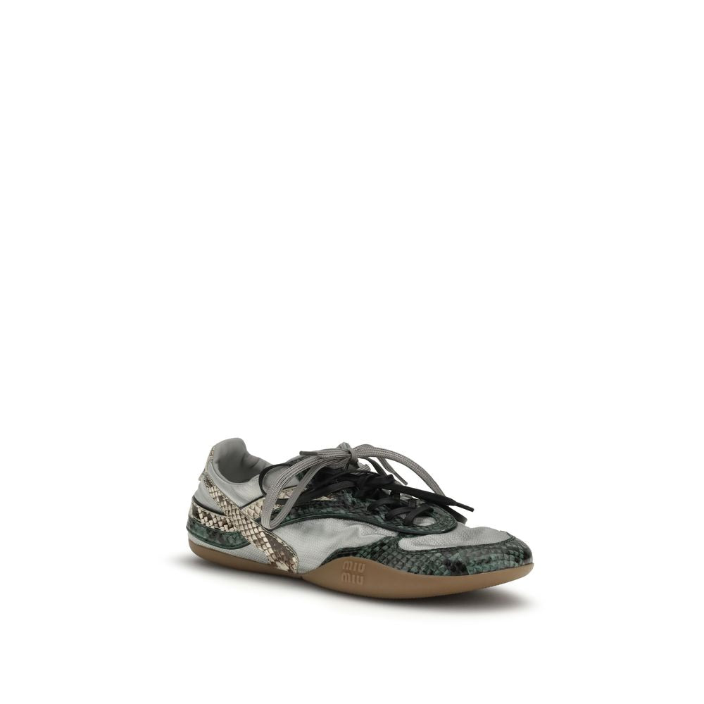 Miu Miu Gray Rubber Athletic Sneakers - ClickThatClicks 