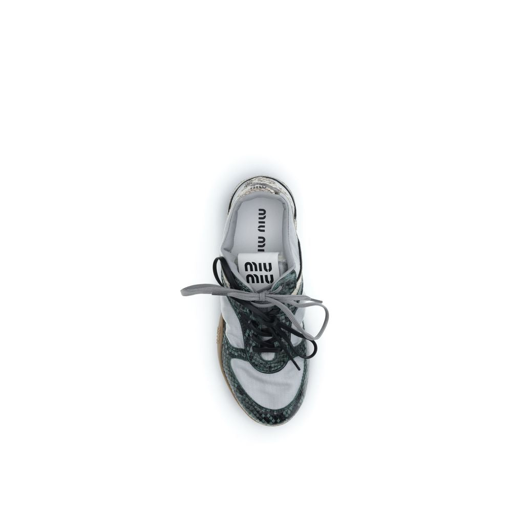 Miu Miu Gray Rubber Athletic Sneakers - ClickThatClicks 