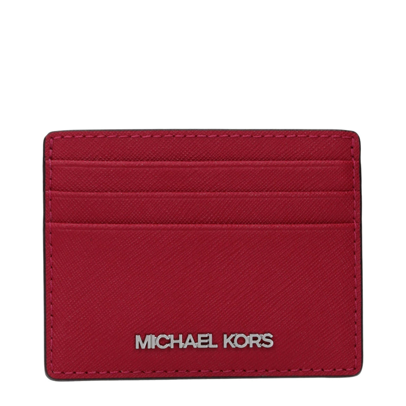 Michael Kors Red Leather Cardholder