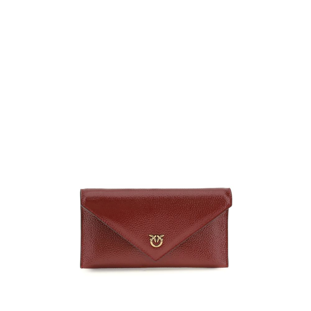 PINKO Bordeaux Calf Leather Bos Taurus Handbag - ClickThatClicks 