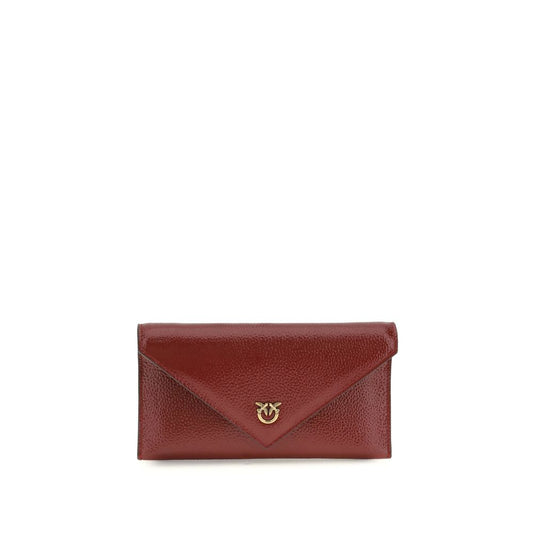 PINKO Bordeaux Calf Leather Bos Taurus Handbag - ClickThatClicks 