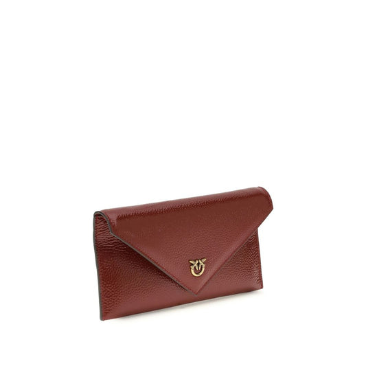 PINKO Bordeaux Calf Leather Bos Taurus Handbag - ClickThatClicks 