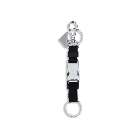 Prada Black Nylon Keychain - ClickThatClicks 
