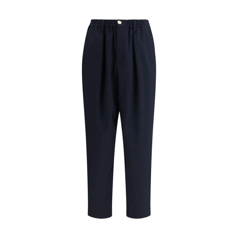 Marni Blue Merino Wool Casual Pants