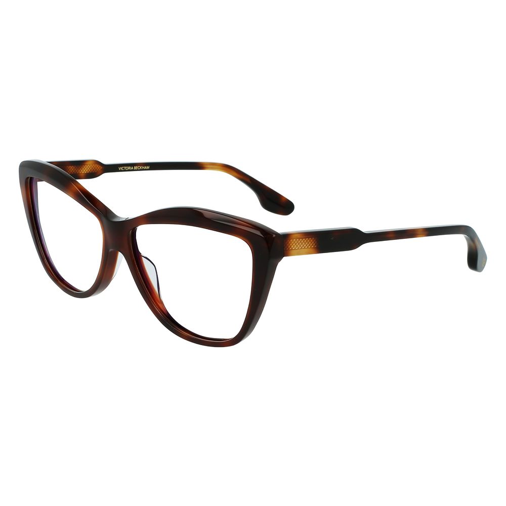 Victoria Beckham Brown Acetate Glasses (Frames) - ClickThatClicks 