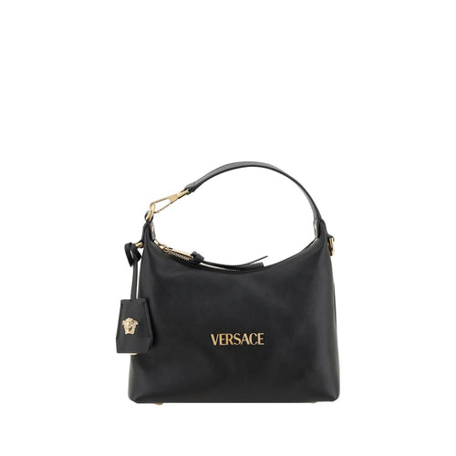 Versace Black Calf Leather Bos Taurus Handbag - ClickThatClicks 