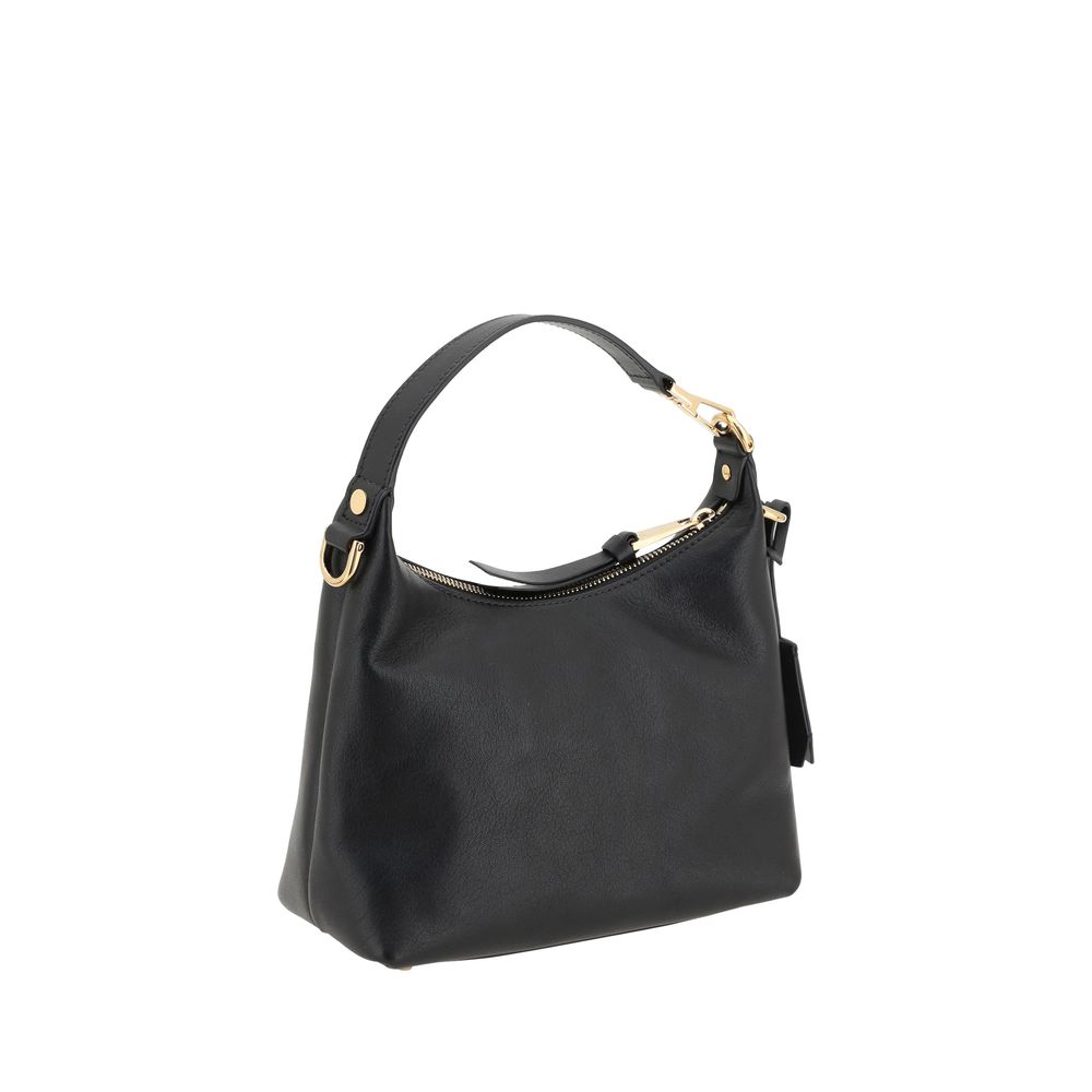 Versace Black Calf Leather Bos Taurus Handbag - ClickThatClicks 